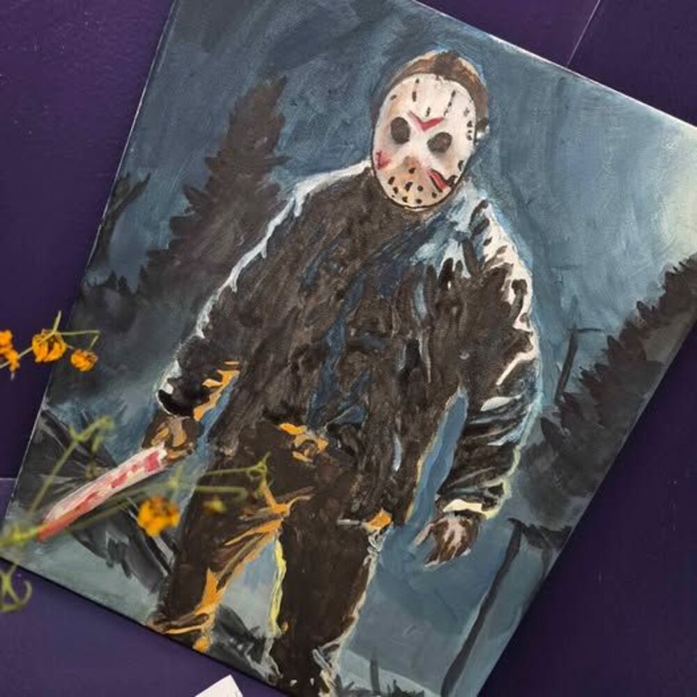 Jason Voorhees painting